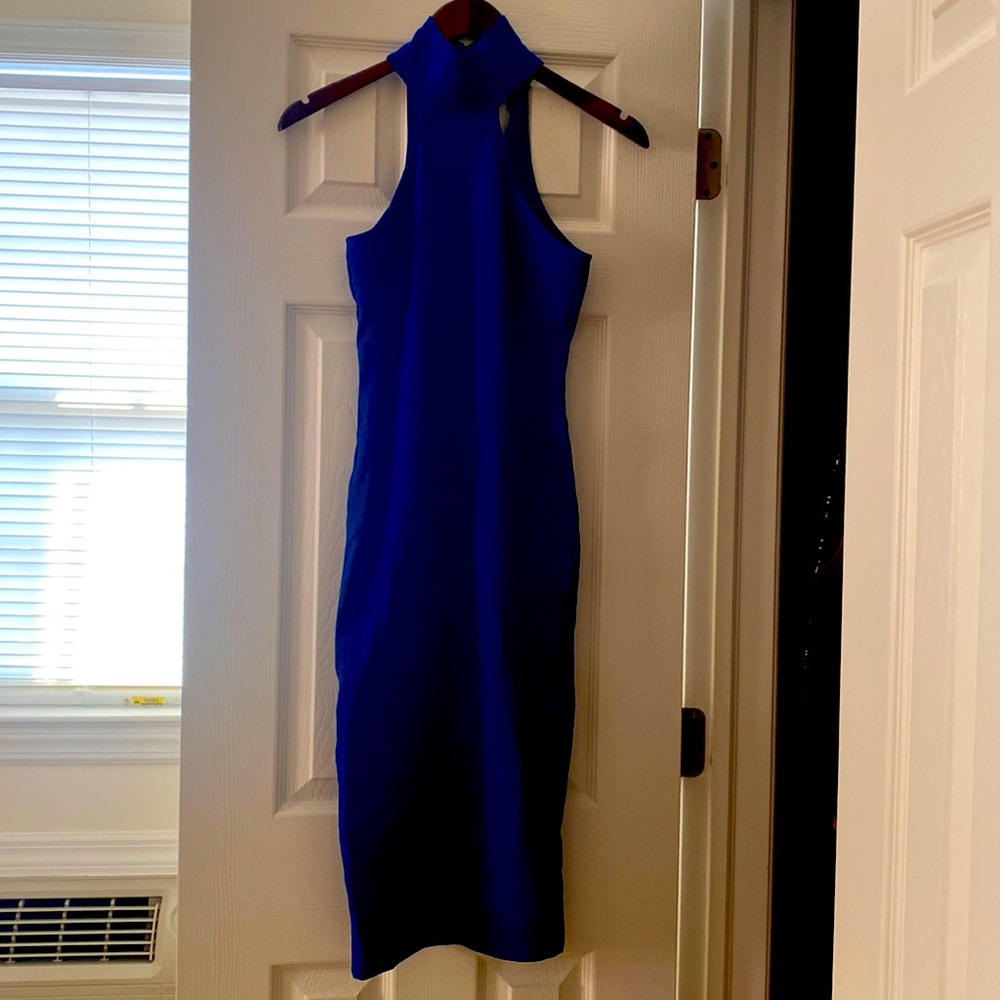 Royal Blue Halter style dress